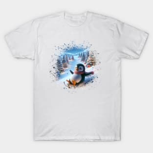 Festive Penguin T-Shirt